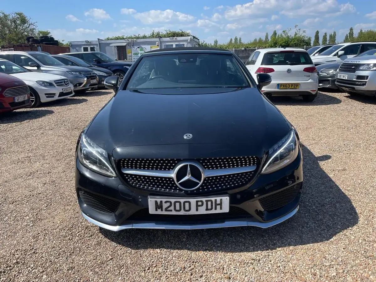 Begagnad Mercedes C220 AMG line 170 HK (125 kW) 2017 Svart Cab