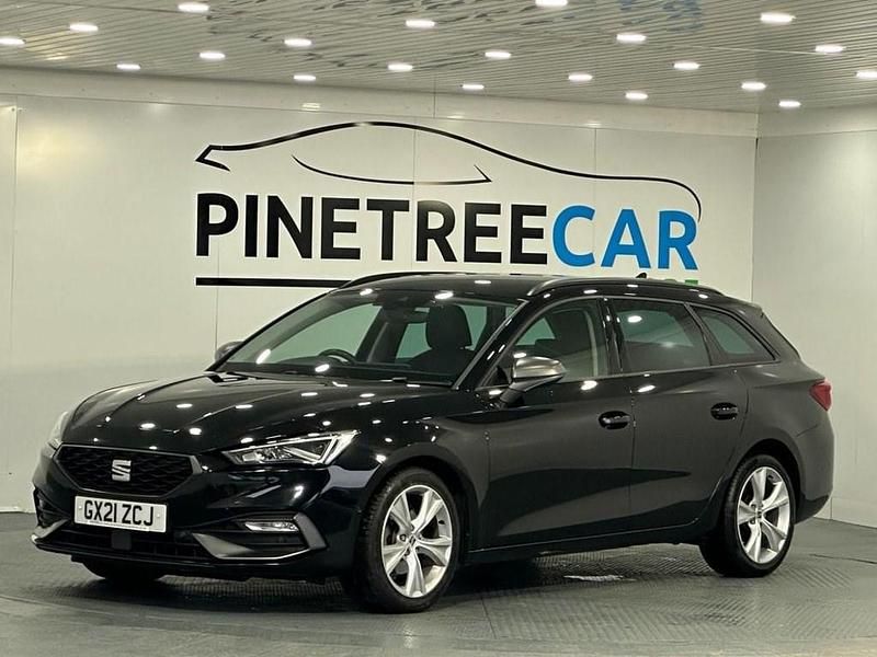 Used Seat Leon FR 150 HP (110 kW) 2021 Black Estate
