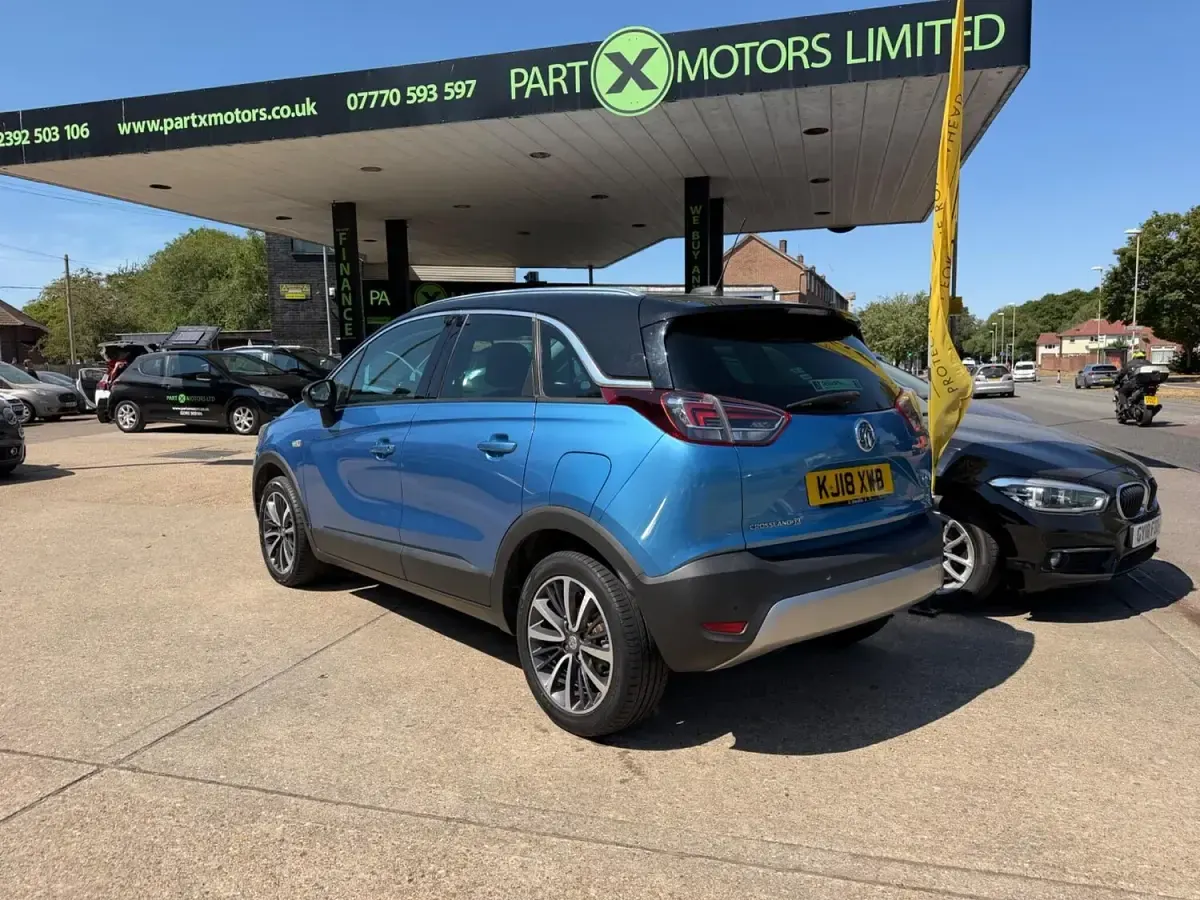 Used Vauxhall Crossland X Ultimate 110 HP (80 kW) 2018 Blue SUV