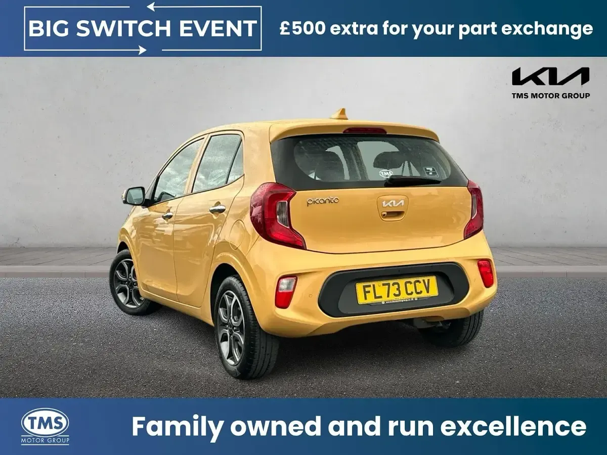 Used Kia Picanto 2023 Yellow Hatchback