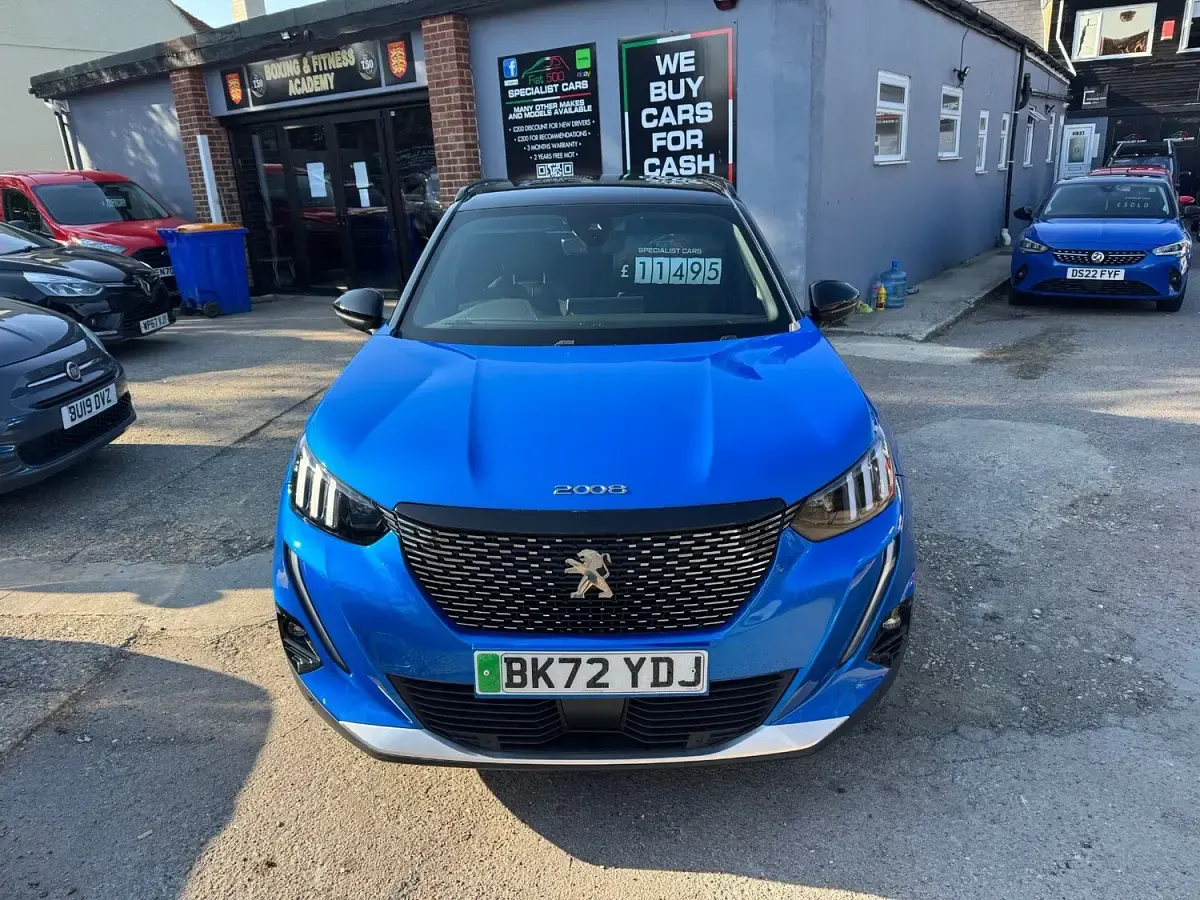 Used Peugeot e-2008 GTi 100 kW (136 HP) 2022 Blue SUV