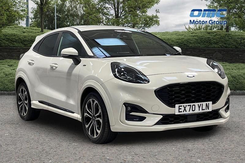 White Used 2020 Ford Puma ST-Line Hatchback | £12,987 - Image 1/3