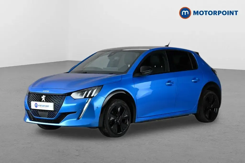 Used Peugeot e-208 GTi 100 kW (136 HP) 2021 Blue Hatchback