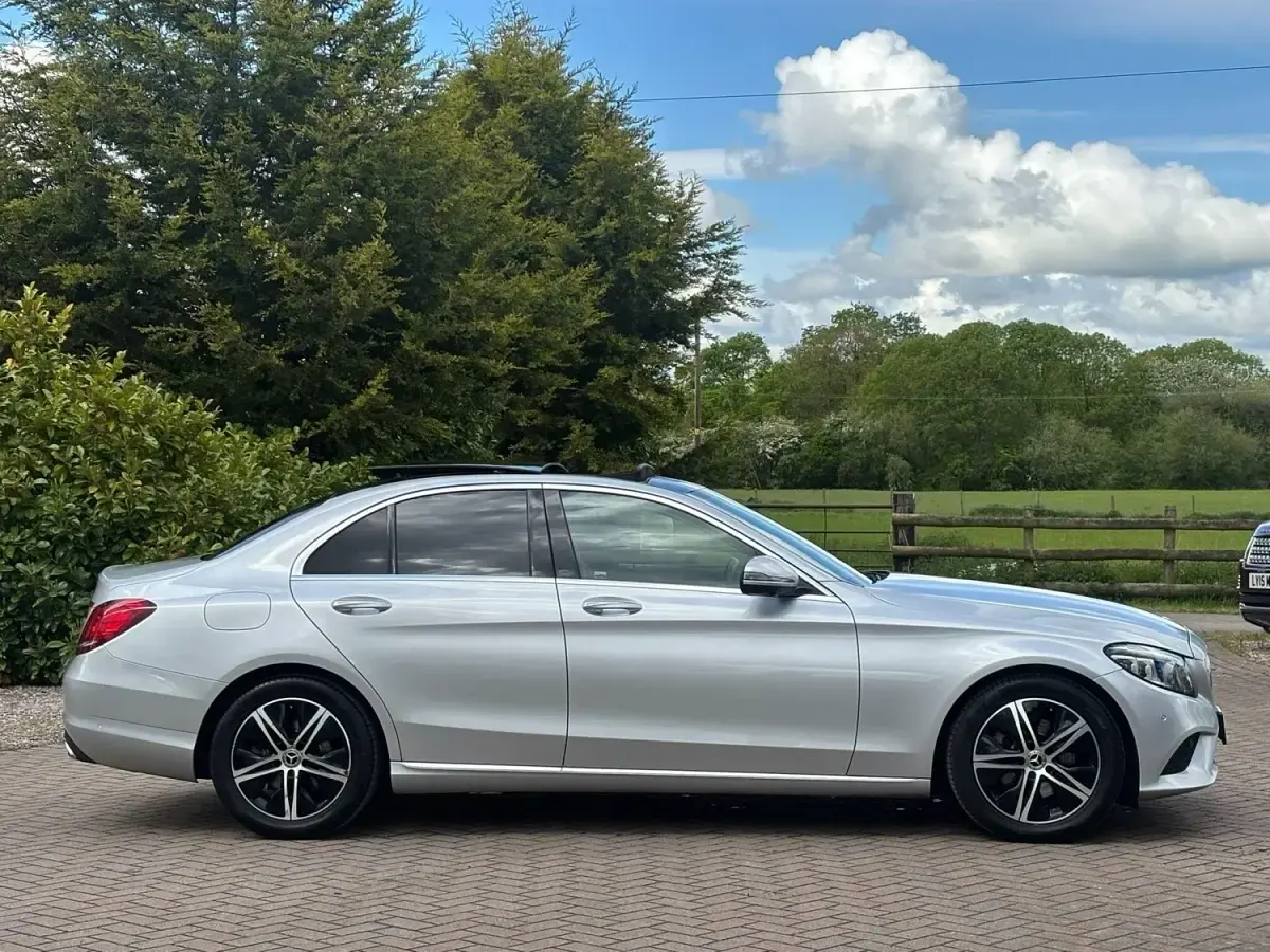 Usado Mercedes C200 Premium Plus 2019 Prateado Sedan