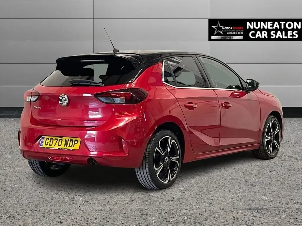 Używany Vauxhall Corsa Elite 100 KM (73 kW) 2021 Czerwony Hatchback