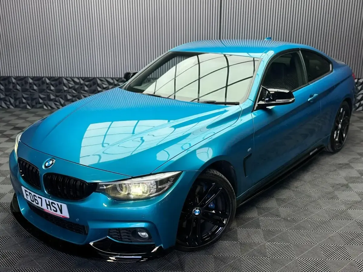 Used BMW 420 Coupé M Sport 190 HP (139 kW) 2017 Blue Coupe