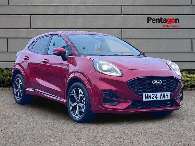 Red Used 2024 Ford Puma ST-Line SUV | £21,995 (Expensive) - Image 1/4