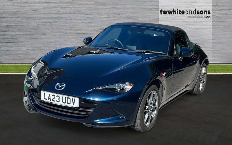 Blue Used 2023 Mazda MX5 Exclusive-Line Cabriolet | £19,450 (Fair price) - Image 1/4