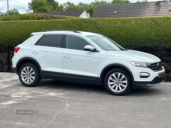 Used VW T-Roc SE 150 HP (110 kW) 2021 White SUV