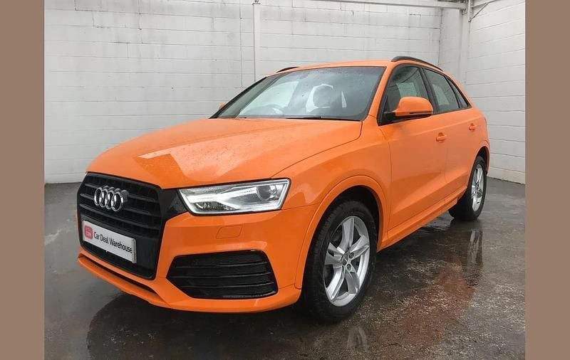 Used Audi Q3 S-Line 180 HP (132 kW) 2018 Orange SUV