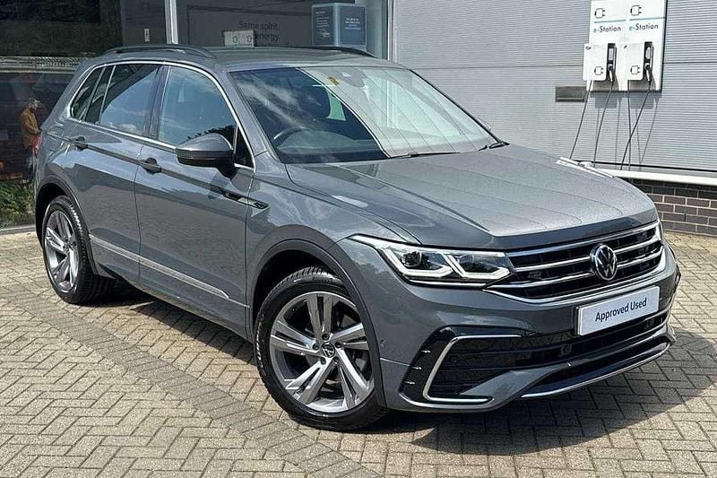 Grey Used 2022 VW Tiguan R-line Edition SUV | £26,489 (A bit pricey) - Image 1/4