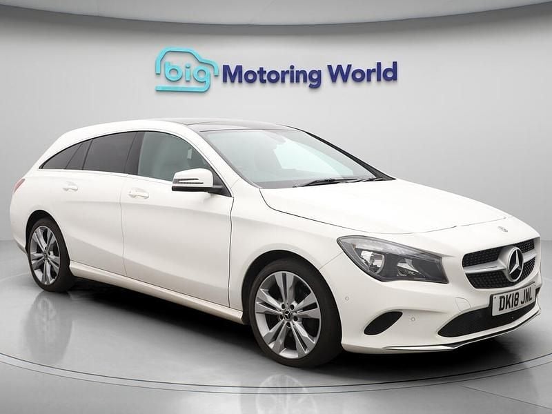 White Used 2018 Mercedes CLA200 Estate | £11,600 (Good price) - Image 1/4