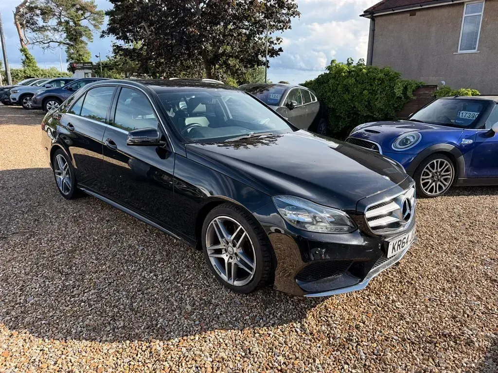 Used Mercedes E250 AMG 2015 Black with dark interior trim Sedan