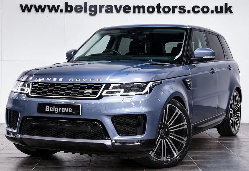 Metallic byron blue Used 2022 Land Rover Range Rover Sport HSE SUV | £38,480 (Super price) - Image 1/3