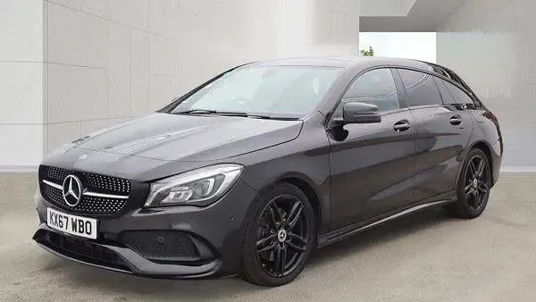 Used Mercedes CLA220 Shooting Brake AMG line 177 HP (130 kW) 2017 Black Estate
