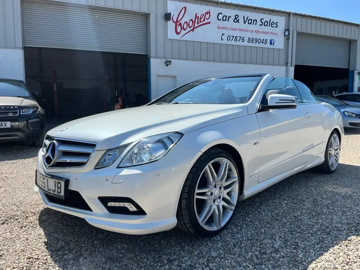 Used Mercedes E350 2011 White Cabriolet