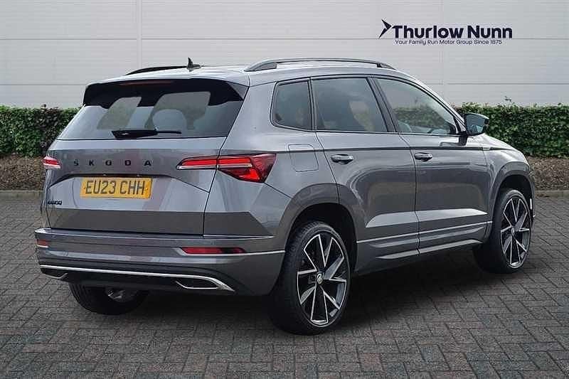 Used Skoda Karoq SportLine 150 HP (110 kW) 2023 Grey SUV