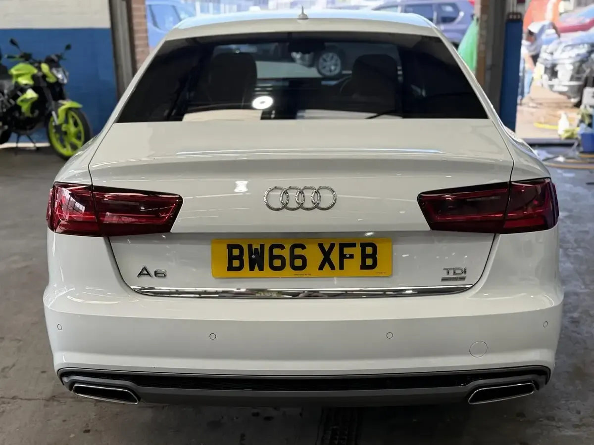 Used Audi A6 S-Line 190 HP (139 kW) 2016 White Sedan