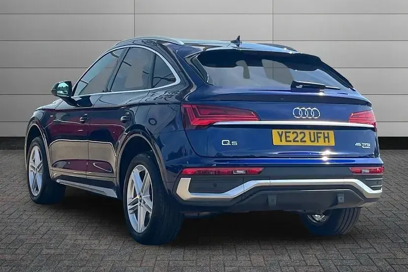 Used Audi Q5 Sportback S-Line 265 HP (194 kW) 2022 Blue SUV
