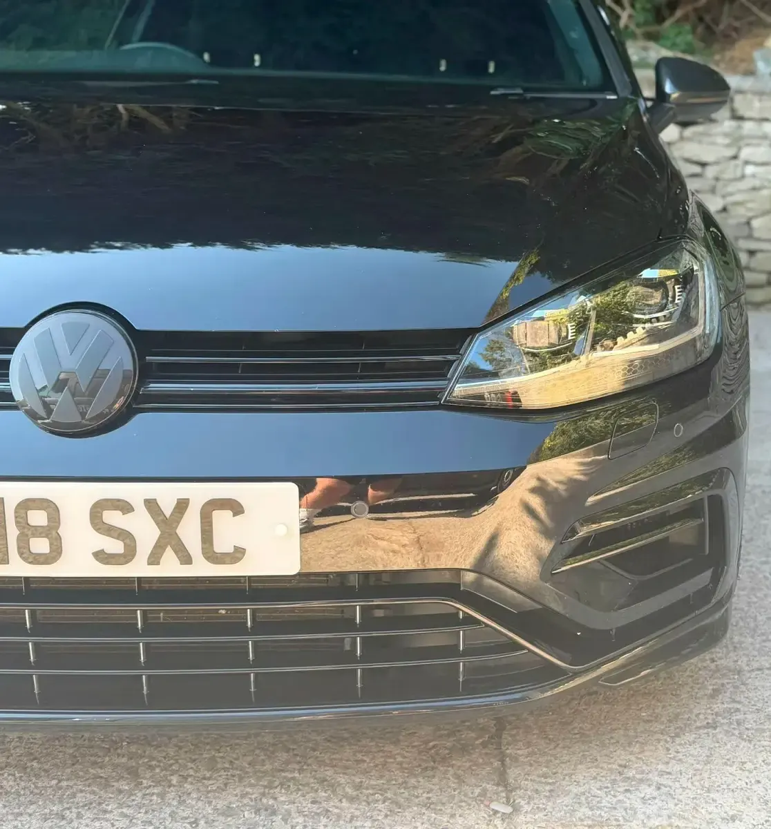 Used VW Golf VII R 2018 Black Hatchback
