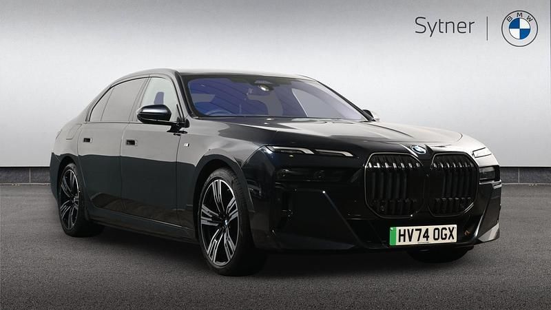 Black Used 2024 BMW i7 M Sport Sedan | £64,500 (Fair price) - Image 1/4