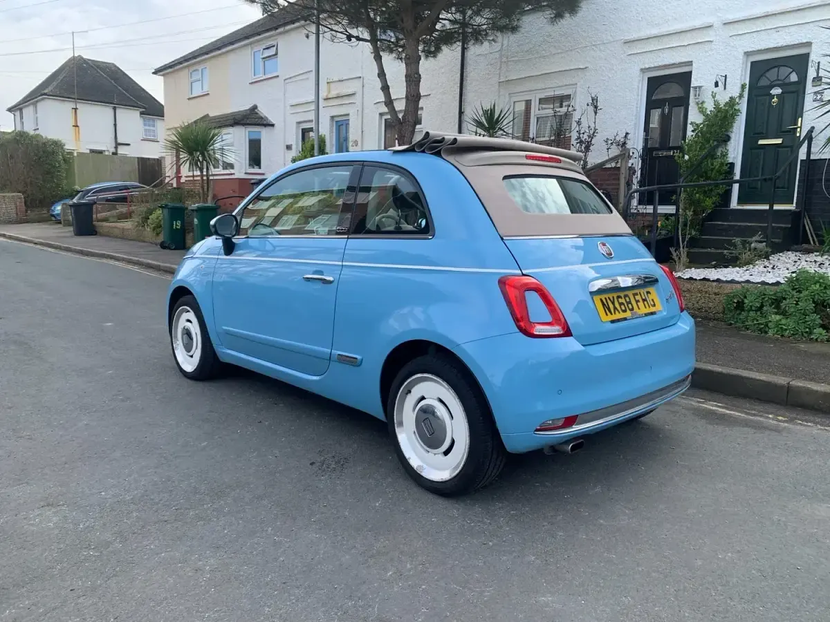 Usado Fiat 500C S 69 HP (50 kW) 2018 Azul Cabrios