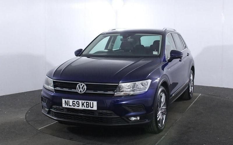 Second-hand VW Tiguan Match 150 CP (110 kW) 2019 Albastru SUV