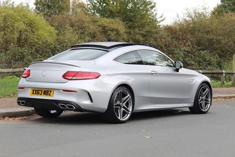 Begagnad Mercedes C63 AMG Premium 2016 Silver Sportkupé