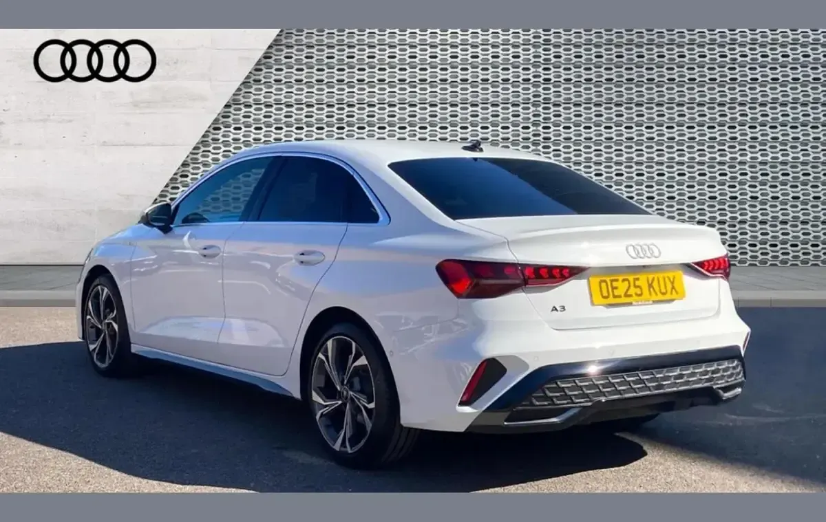 Used Audi A3 S-Line 147 HP (108 kW) 2025 White Sedan