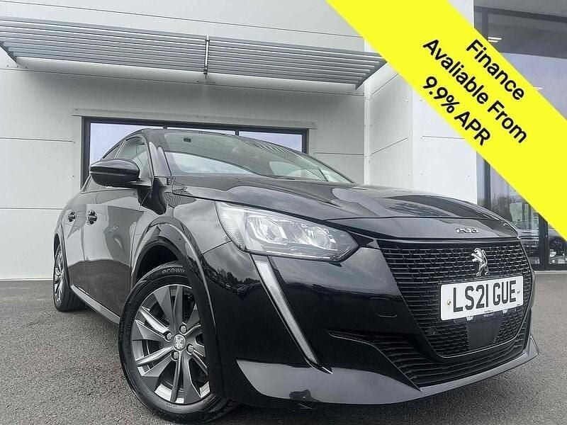 Black Used 2021 Peugeot e-208 Allure Premium Hatchback | £9,995 - Image 1/3