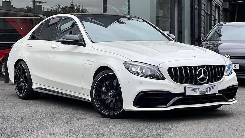 Used Mercedes C63 AMG Premium Plus 2019 White Sedan