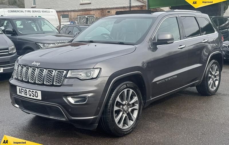 Used Jeep Grand Cherokee Overland 250 HP (183 kW) 2018 Grey SUV