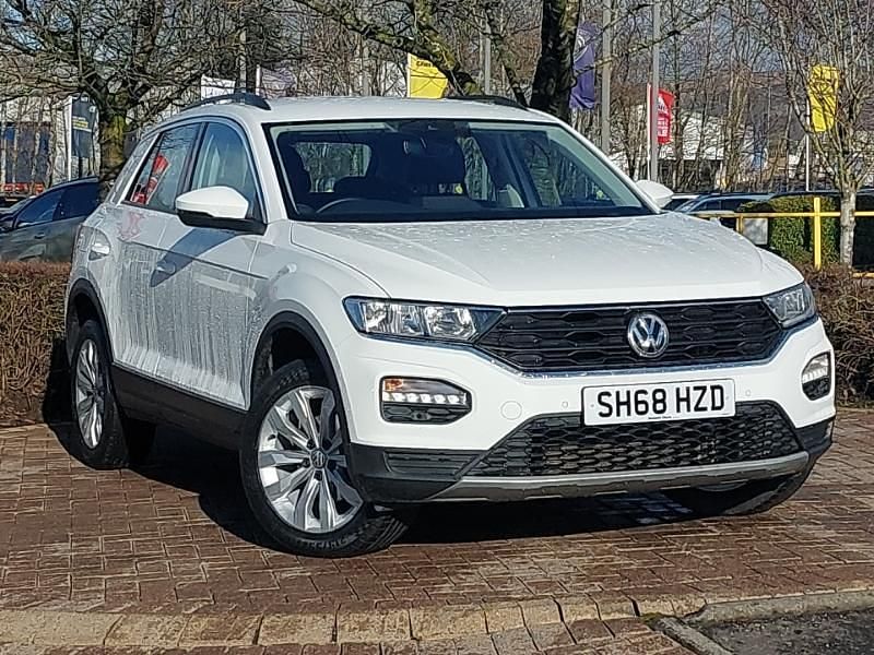 Used VW T-Roc SE 115 HP (84 kW) 2018 White SUV