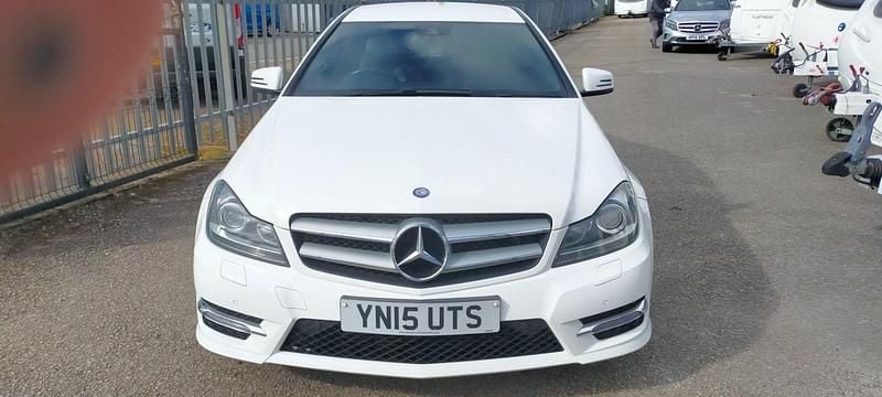 Used Mercedes C250 Sport Edition 2015 White Coupe
