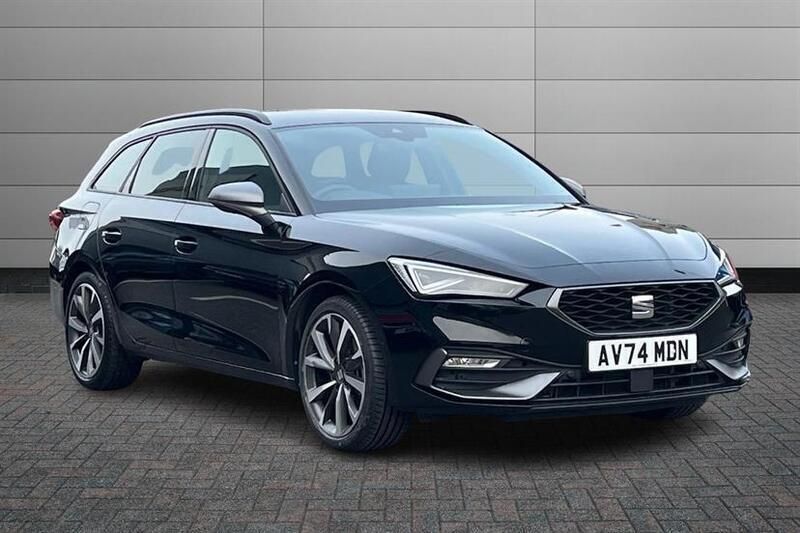 Midnight black Used 2024 Seat Leon FR Sport Estate | £22,490 (Expensive) - Image 1/4