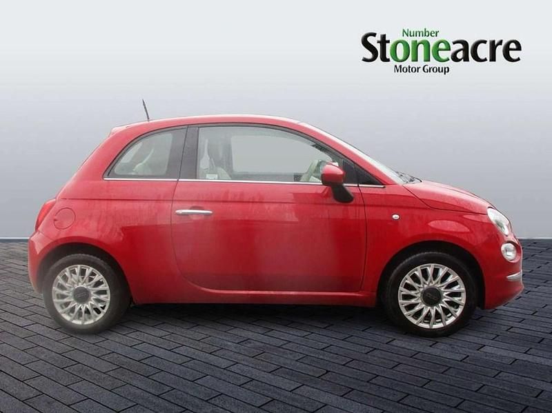Used Fiat 500 Lounge 69 HP (50 kW) 2018 Red Hatchback