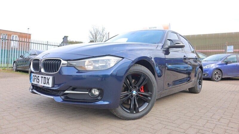 Blue Used 2015 BMW 320 Sport Line Sedan | £5,995 (Fair price) - Image 1/4