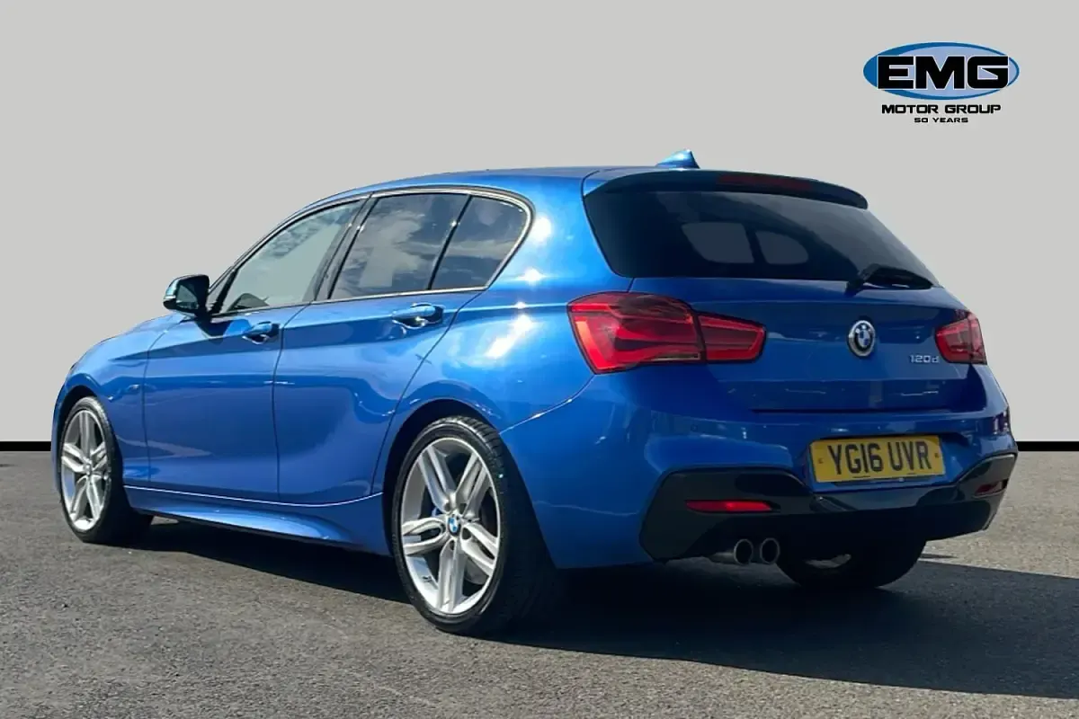 Used BMW 120 M Sport 190 HP (139 kW) 2016 Blue Hatchback