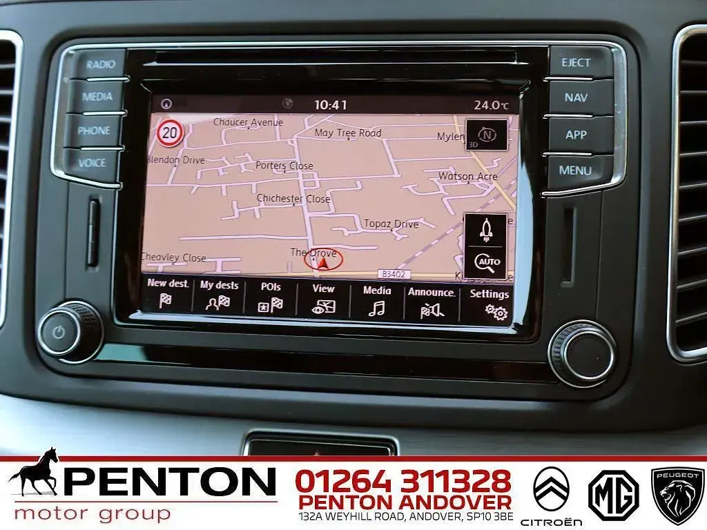 Used VW Sharan SE 150 HP (110 kW) 2020 Blue MPV