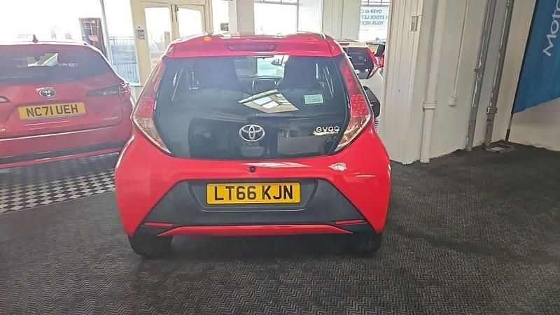 Used Toyota Aygo X-play 68 HP (50 kW) 2016 Red Hatchback