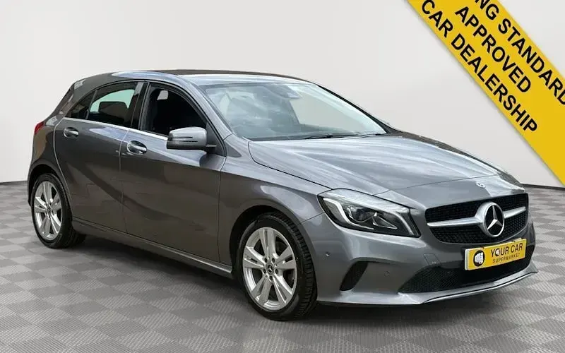 Used Mercedes A200 Premium 136 HP (100 kW) 2017 Grey Hatchback