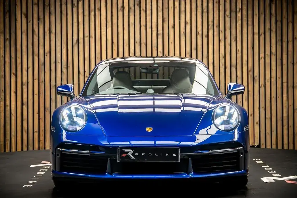 Used Porsche 911 Turbo S 2021 Blue Coupe