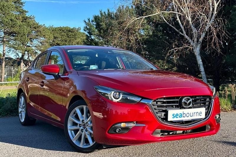 Red Used 2018 Mazda 3 Inclusive Sedan | £8,495 (Fair price) - Image 1/1