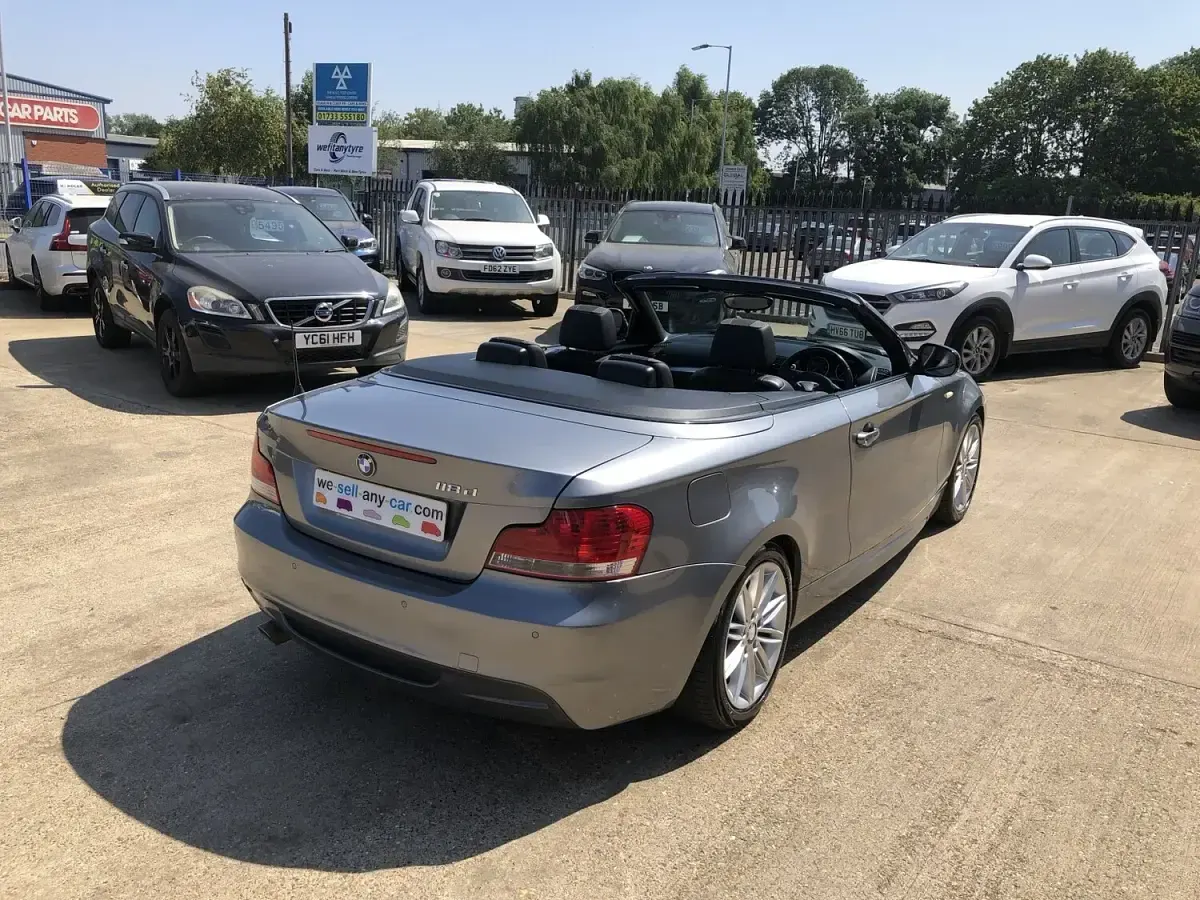 Used BMW 118 Cabriolet M Sport 2010 Grey Cabriolet