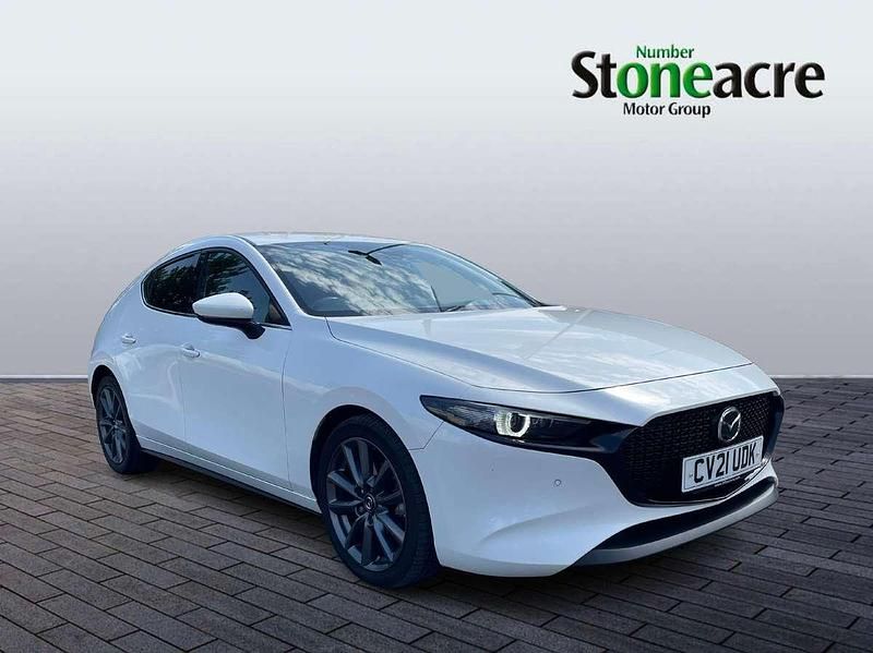 White Used 2021 Mazda 3 Inclusive Hatchback | £17,990 (A bit pricey) - Image 1/4