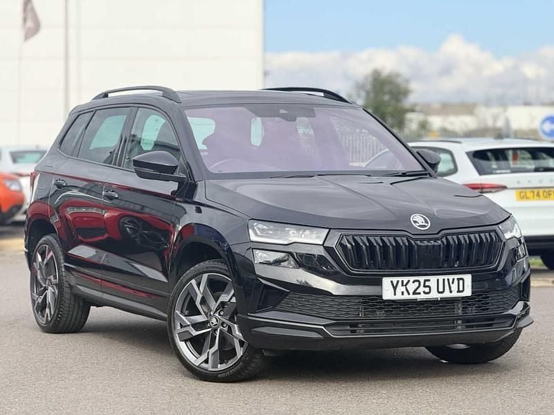 Black magic Used 2025 Skoda Karoq SportLine SUV | £26,495 (Good price) - Image 1/4