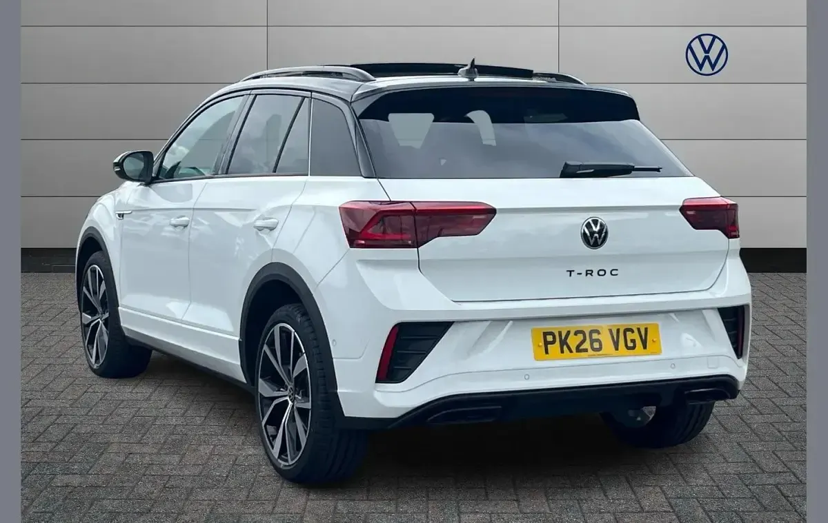 New VW T-Roc Black Edition 150 HP (110 kW) 2026 White SUV