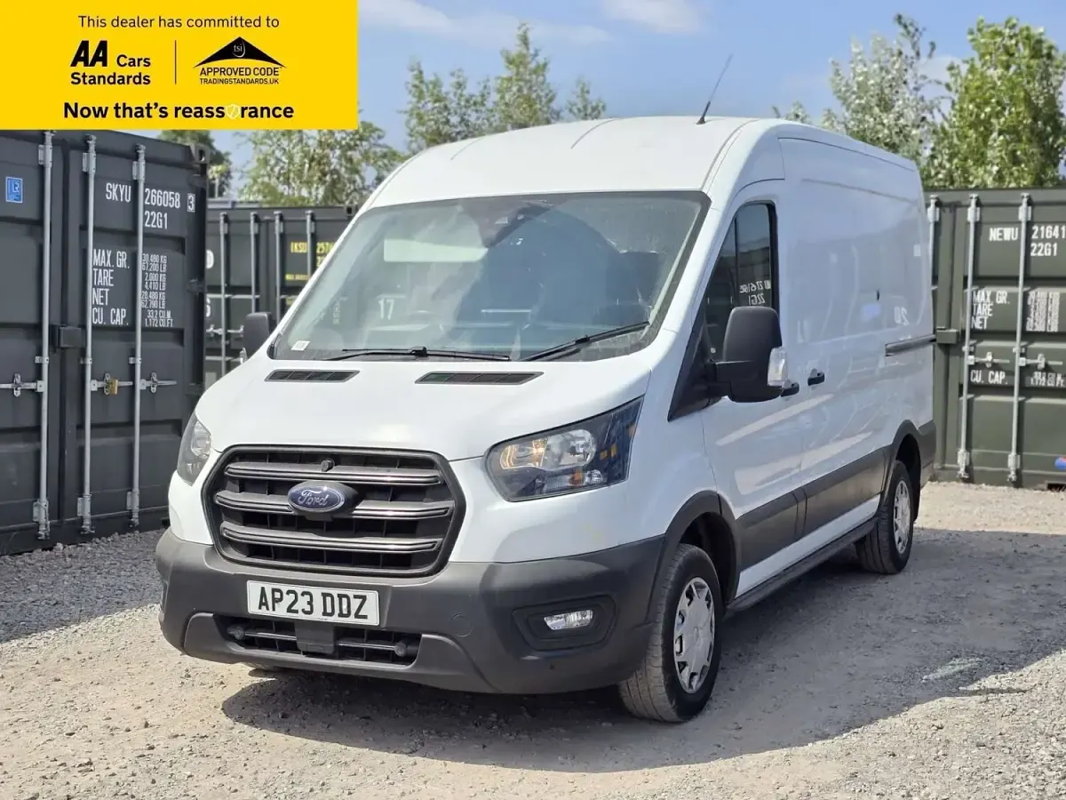 Used Ford Transit Trend 130 HP (95 kW) 2023 White Van