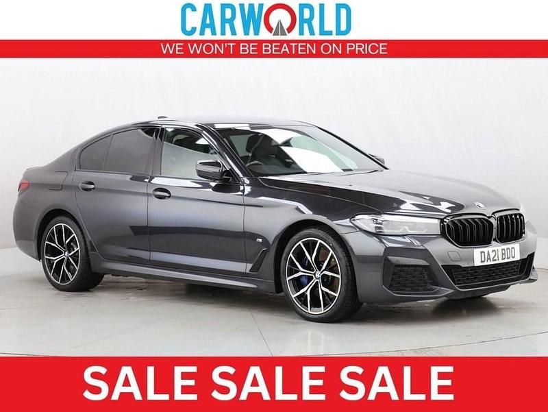 Grey Used 2021 BMW 530e M Sport Sedan | £21,400 (Fair price) - Image 1/3