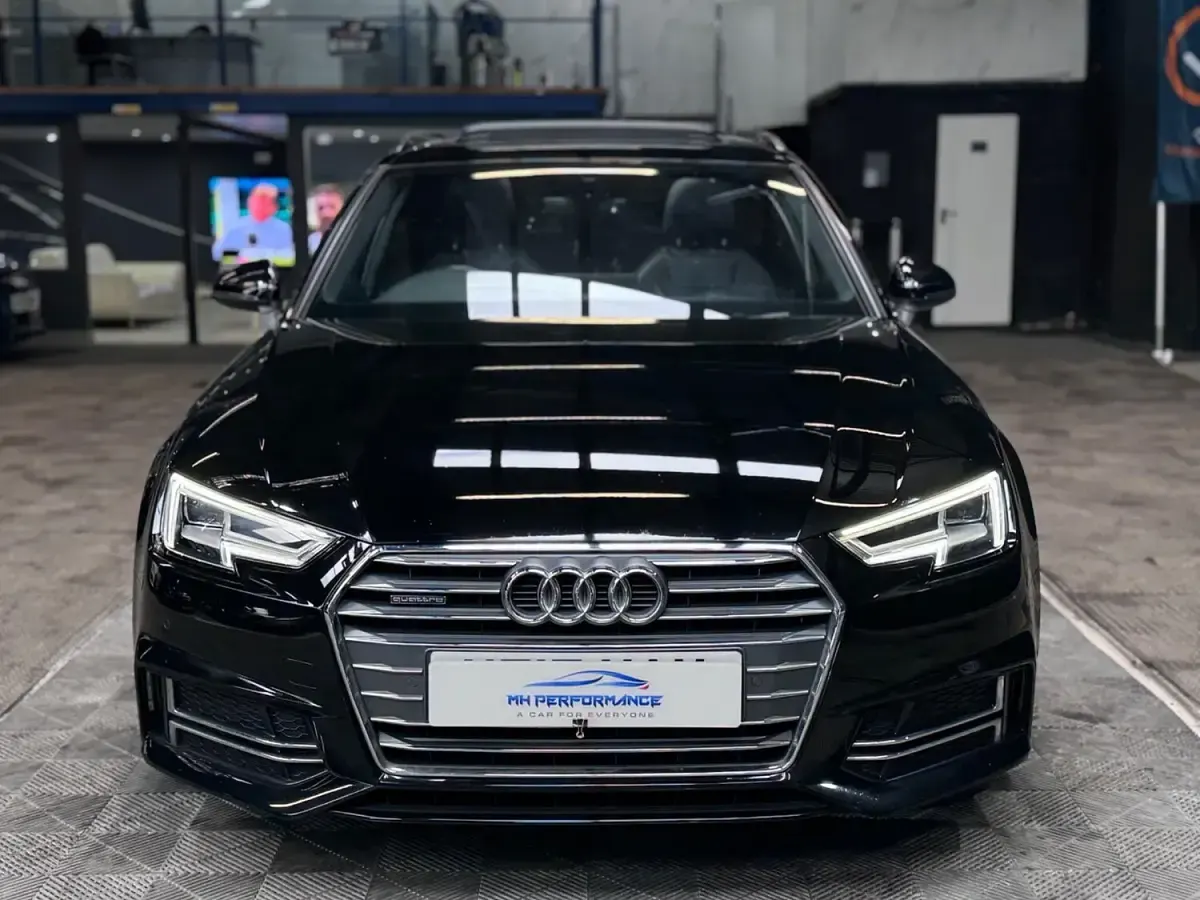 Used Audi A4 S-Line 190 HP (139 kW) 2017 Black Estate